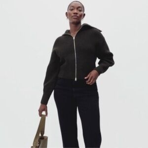 Athleta Advantage Full Zip Sweater Jacket